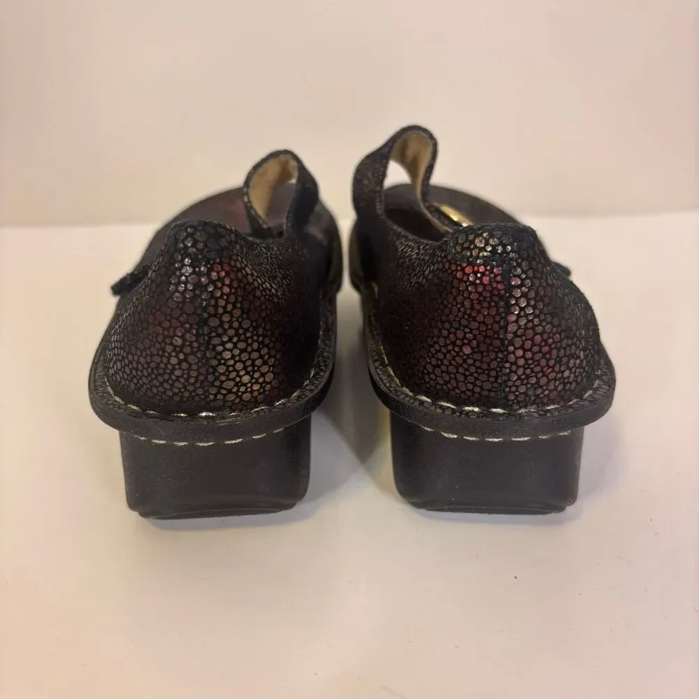 Alegria Red Reflect Leather Mary Jane‎ Comfort Shoes Size 36 = 6